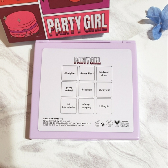 Party Girl From Kara Beauty 9 Color Eyeshadow Palette - Picture 4 of 5